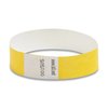 Sicurix Security Wristbands, 0.75" x 10", Yellow, 100PK 85070